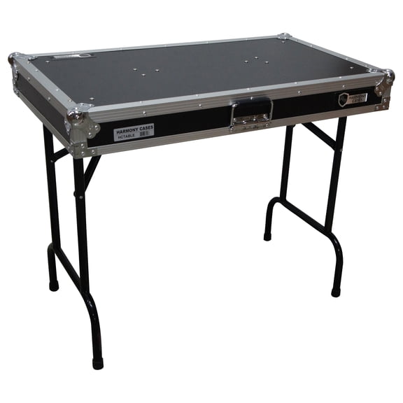 Harmony HCTABLE  Portable 36" Wide DJ Workstation Table 30" Height