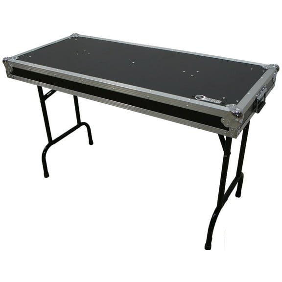 Harmony HCTABLE48 Portable 48" Wide DJ Workstation Table 30" Height Fast Setup