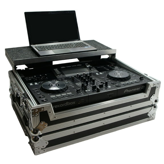 Harmony HCXDJRRLT Flight Angle Glide Laptop Stand DJ 1U Rack Case Pioneer XDJ-RR