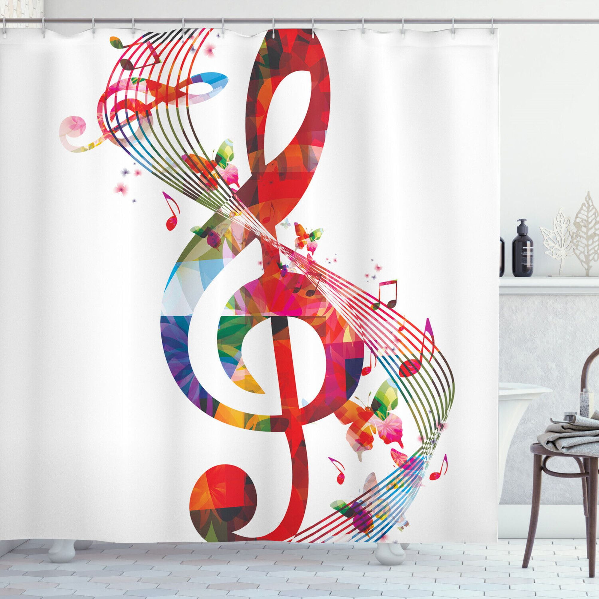 Harmony Haven Transform Your Bathroom with a Musical Notes Shower