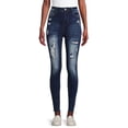 thumbnail image 1 of Harmony & Havoc Women's Contour and Lift High Rise Skinny Jeans, 1 of 5