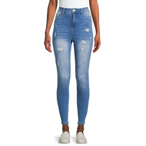 Harmony & Havoc Women's Contour and Lift High Rise Skinny Jeans