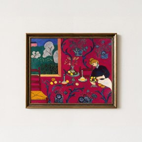 Harmony In Red Fauvist Style Decor Wall Art