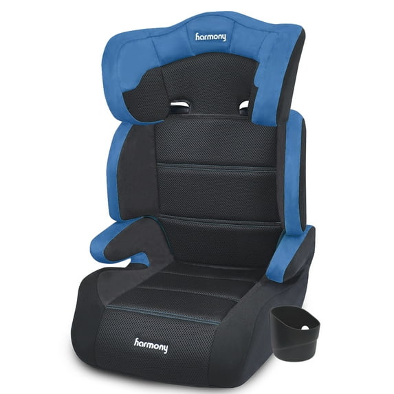 Harmony Juvenile Dreamtime Deluxe High-back Booster Car Seat and Backless Booster Car Seat, Blue