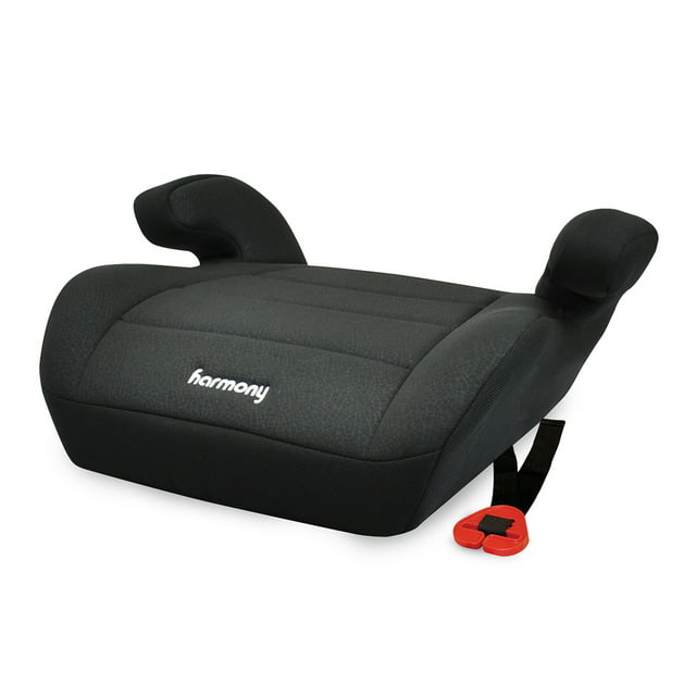 Harmony Juvenile Youth Backless Booster Car Seat, Black