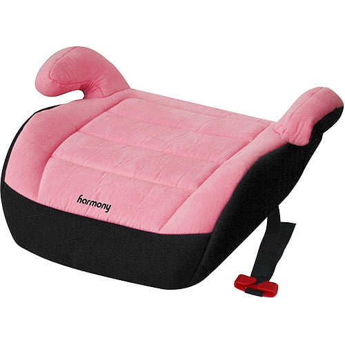Harmony Juvenile Youth Backless Booster Car Seat, Pink