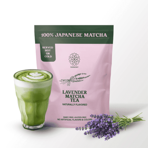 Harmony Proteins Matcha Lavender Flavor, Premium Japanese Matcha