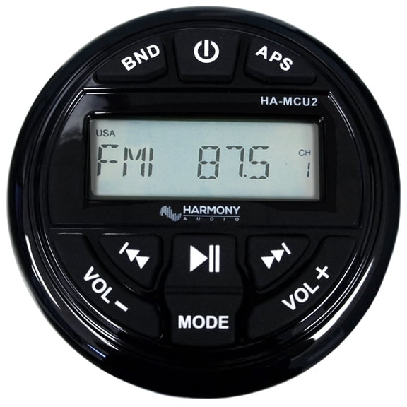 Harmony MCU2 Weather Resistant Media Receiver With AM/FM Radio USB Bluetooth
