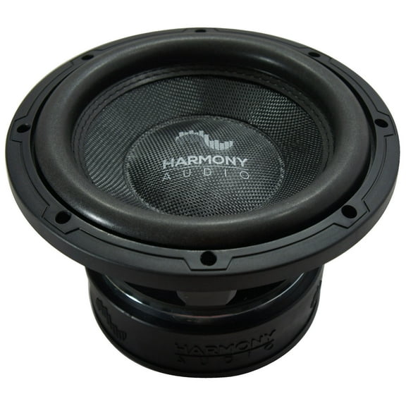 Harmony Master Carbon Series 10" Dual 2 Ohm Subwoofer, 2000W Peak Power, Competition Grade