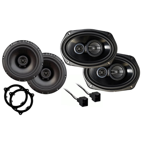 Harmony Master R65 R69 for Nissan Frontier 2014-2019 Factory Upgrade Car Speakers, Black