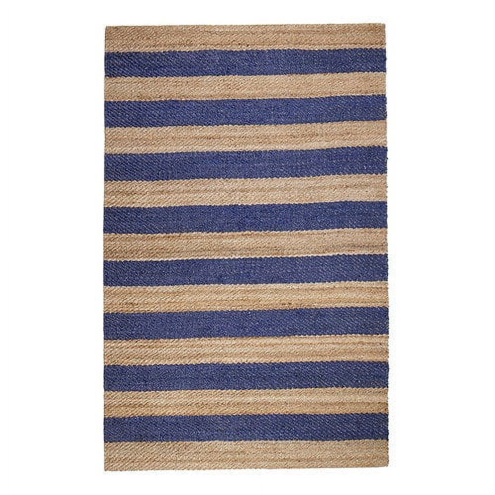 Harmony Navy Jute Rug 4' x 6'