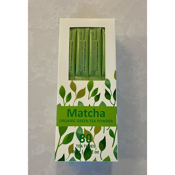 Harmony Organic Matcha Green Powder 80 Count