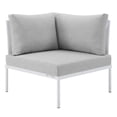 thumbnail image 1 of Harmony Sunbrella Outdoor Patio All Mesh Corner Chair, 1 of 6