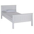 thumbnail image 1 of Alaterre Furniture Harmony Wood Twin Bed Frame with Headboard and Footboard (White), 1 of 7
