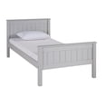 thumbnail image 1 of Alaterre Furniture Harmony Twin Bed, Sturdy Build for Youth Bedroom, Brazilian Pine, Headboard, Footboard, Side Rails, Slats, Dove Gray, 1 of 4