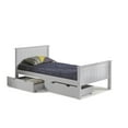 thumbnail image 1 of Harmony Twin Bed with Storage Drawers, Dove Gray, 1 of 3