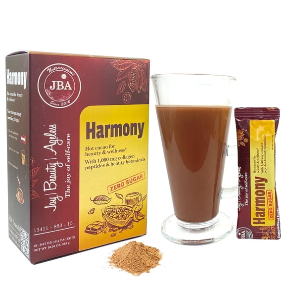 Harmony Cacao powder, zero sugar, 15 Count