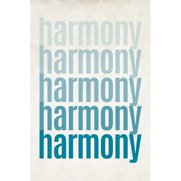 Harmony, ombre poster print