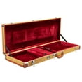 thumbnail image 1 of HarmonyStrings Electric Guitar Square Hard Case w/ Hardware & Lock Yellow with plush lined interior that includes extra neck and bridge padding Large interior storage compartment for accessories, 1 of 8