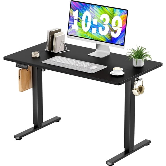 HarmonyStrings Electric Standing Desk Home Office Height Adjustable Computer Ergonomic Table