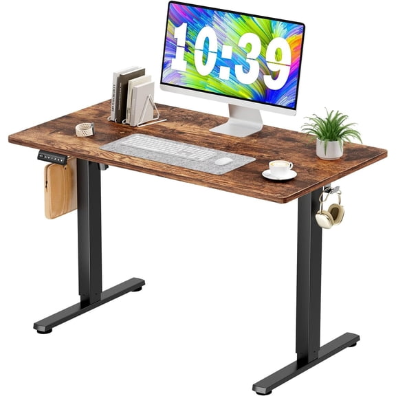 HarmonyStrings Electric Standing Desk Home Office Height Adjustable Computer Ergonomic Table