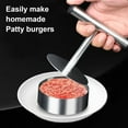thumbnail image 1 of Harmtty Professional Stainless Steel Burger Press with Ergonomic Handle – Non-Stick Meat Patty Maker for Grilling, BBQ, or Indoor Cooking – Ensures Even Thickness & Effortless Cleaning, 1 of 7