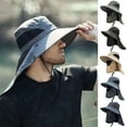 thumbnail image 1 of Harmtty Summer UV Protection Sun Hat for Men Women Outdoor Visor Bucket Hat with Neck Flap And Face Guard Wide Brim Fisherman Hat for Fishing Camping Hiking, 1 of 8