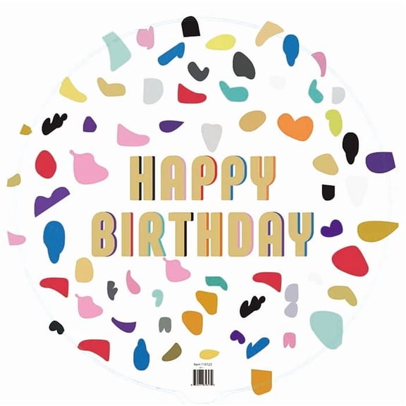 Harnel 18" Birthday Mylar Balloons for all ages - Pack of 10