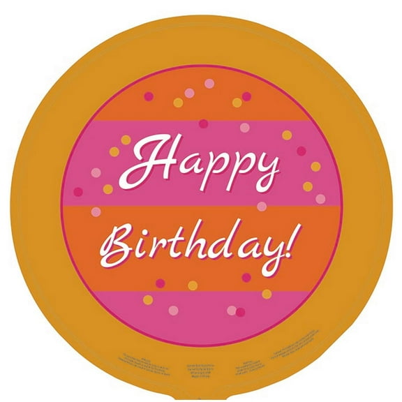 Harnel 18" Birthday Mylar Balloons for all ages - Pack of 10