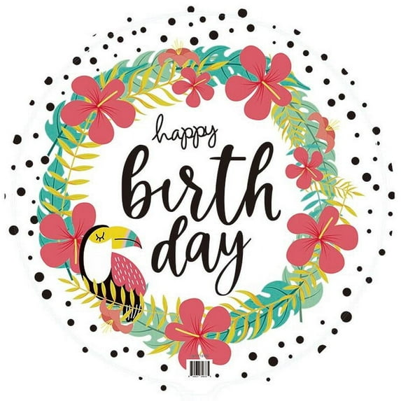 Harnel 18" Birthday Mylar Balloons for all ages - Pack of 10