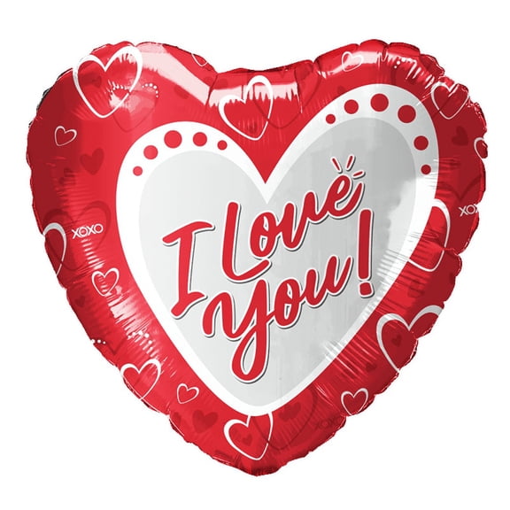 Harnel 18" Love Mylar Balloons - Pack of 10