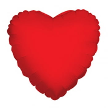 Harnel 18" Red Heart Mylar Balloons - Pack of 10 for Anniversary, Valentine's Day, Wedding and more.
