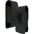 thumbnail image 1 of Harness Case for Zebra TC77 Scanner, Nakedcellphone Black Rugged Canvas Pouch Vertical Holster Holder Metal Clip and Secure Belt Thread Magnetic Closure for TC75 TC72 TC70 TC70X TC51 TC56 TC52 TC57, 1 of 9