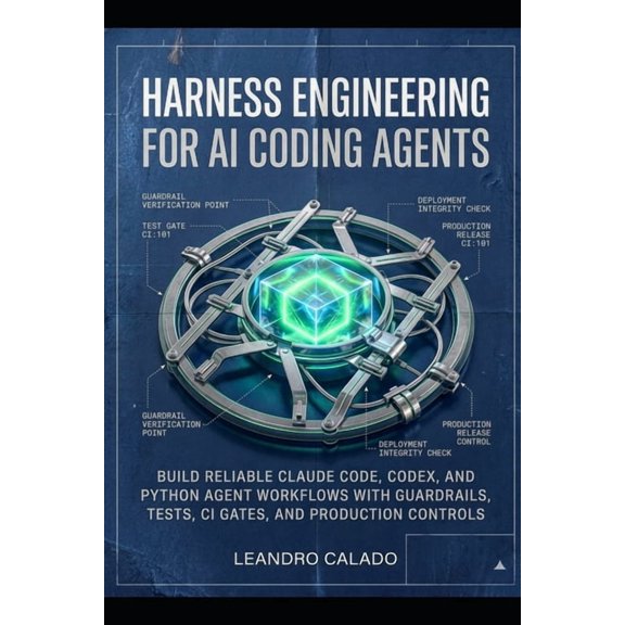 AI Agents & MCP Harness Engineering for AI Coding Agents: Build Reliable Claude Code, Codex, and Python Agent Workflows with Guardrails,, (Paperback)