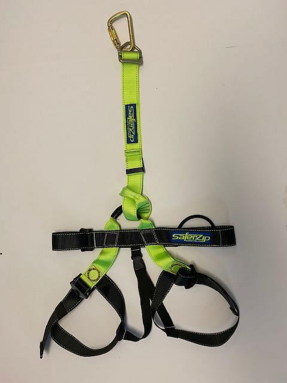 Harness, Lanyard and Carabiner zip line package