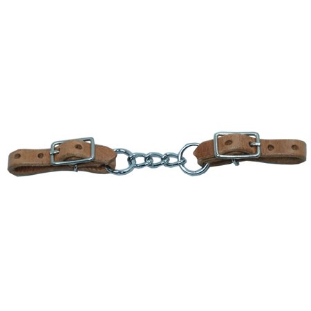 Harness Leather Curb Chain