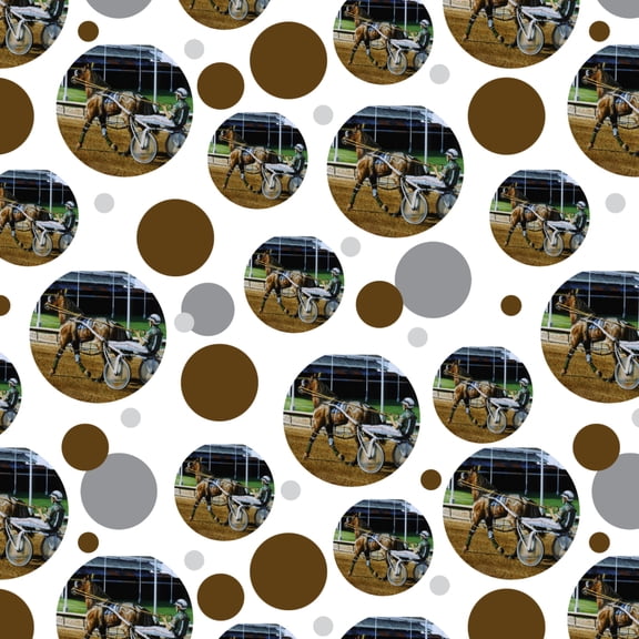 Harness Racing Track Horse Racer Premium Gift Wrap Wrapping Paper Roll