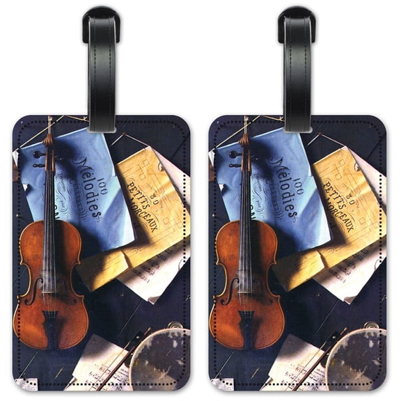 Harnett: The Old Door - Luggage ID Tags / Suitcase Identification Cards - Set of 2