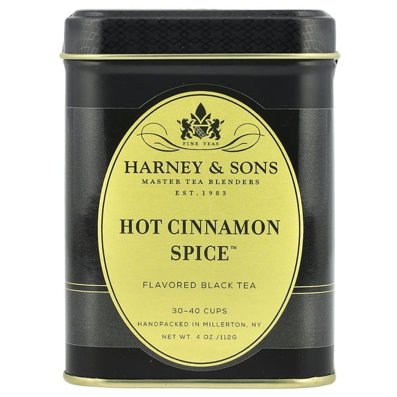 Harney & Sons Black Tea, Hot Cinnamon Spice, 4 oz (112 g)