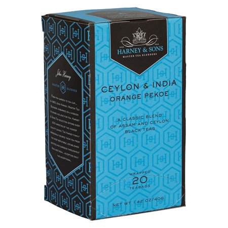 Harney & Sons Ceylon & India Premium Tea 20/BX 529525
