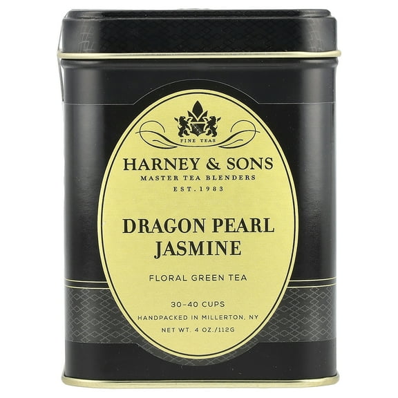 Harney & Sons Green Tea, Dragon Pearl Jasmine, 4 oz (112 g)