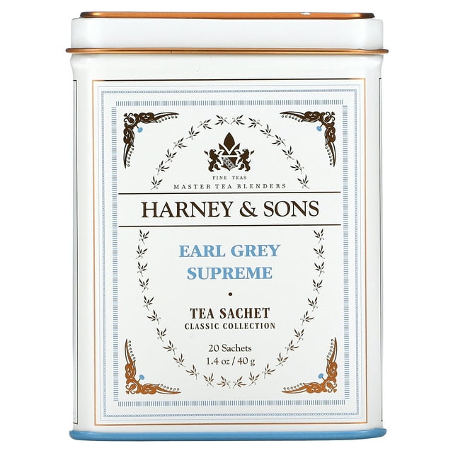 Harney & Sons Earl Grey Supreme Tea Sachet, 20 Ct
