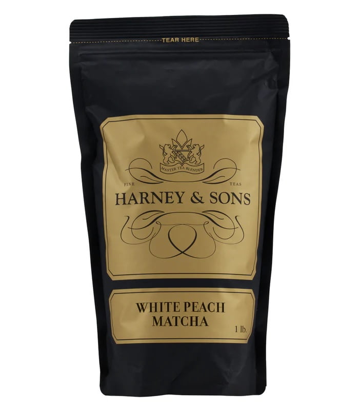 Harney & Sons Fine Teas White Peach Matcha Loose Tea - 16 oz