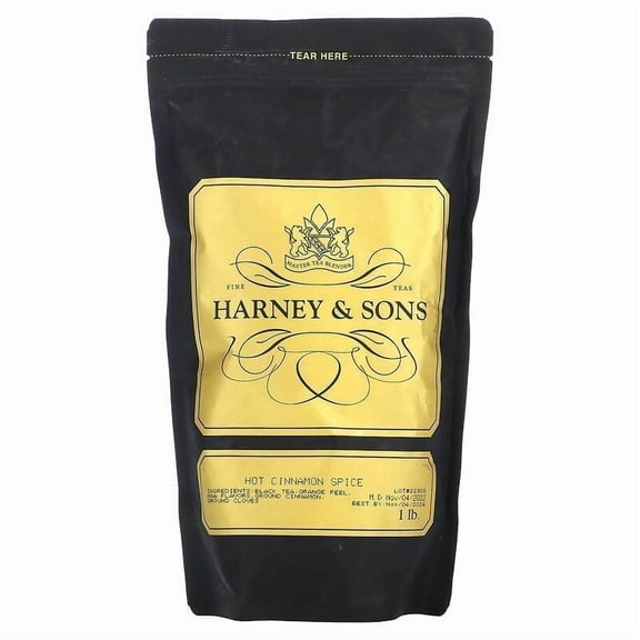 Harney & Sons, Hot Cinnamon Spice Tea, 1 lb Pack of 2