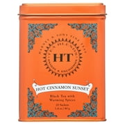 Harney & Sons, Hot Cinnamon Sunset, Black Tea with Cinnamon, Orange, and Sweet Cloves, 20 Ct