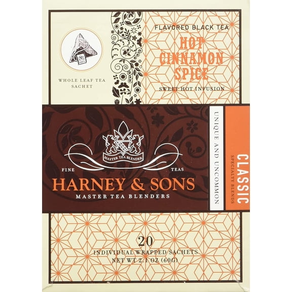 Harney & Sons Hot Spice Tea Cinnamon, 2.1 Ounce