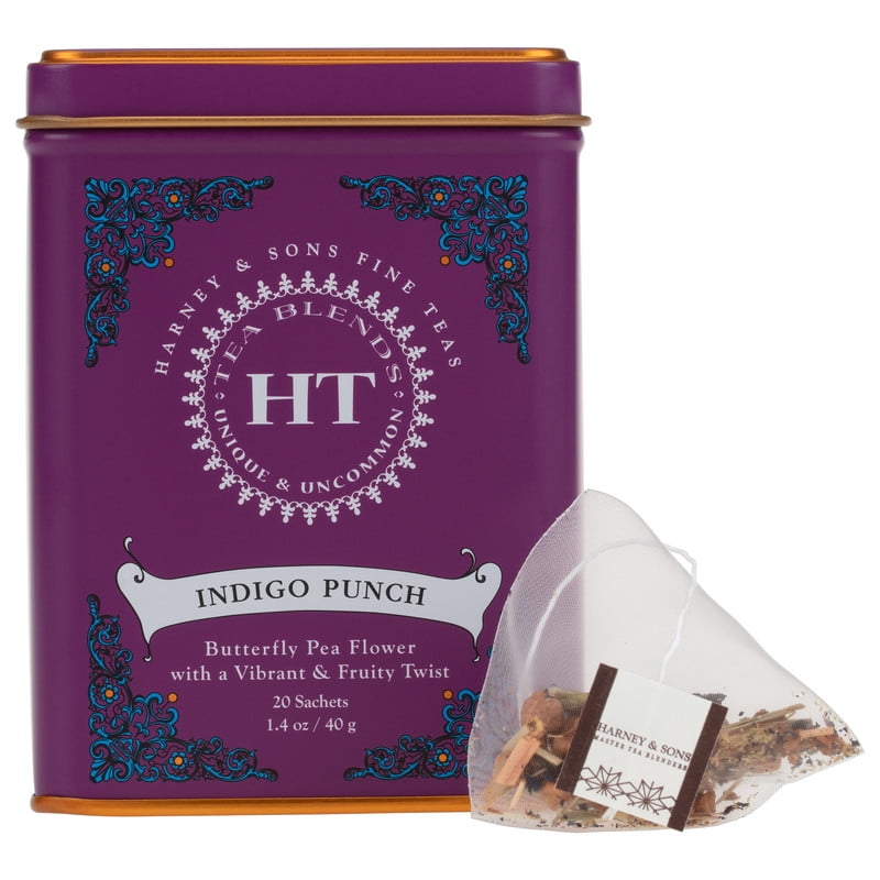 Harney & Sons Indigo Punch Tea, 1.4 ounce, 20 Count tin, HT