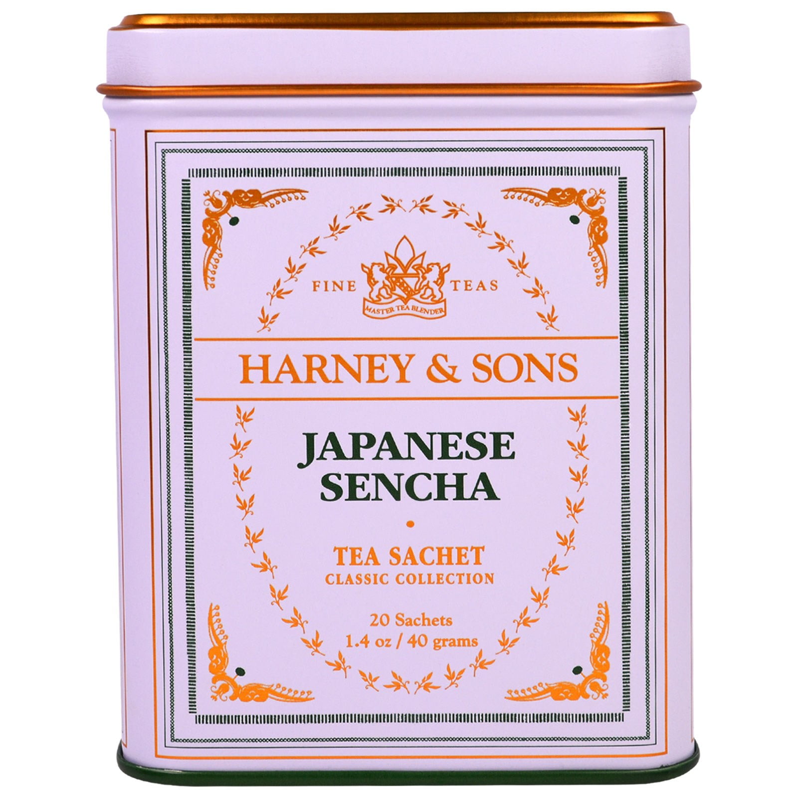 Harney & Sons Japanese Sencha Green Tea, 20 Sachets | Classic Collection