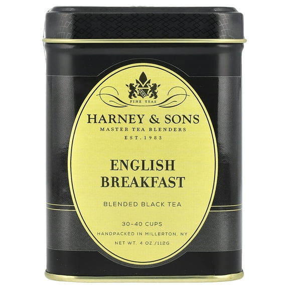 Harney & Sons Blended Black Tea, English Breakfast, 4 oz (112 g)