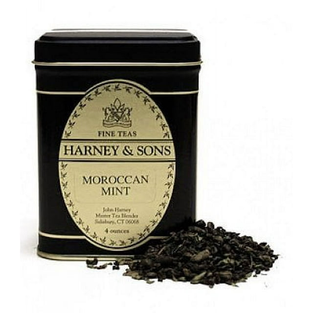 Harney & Sons Moroccan .. Mint 4oz Tin .. of Loose Leaf Tea